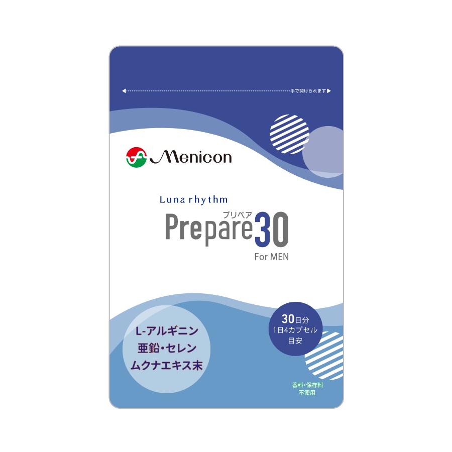 メニコンライフサイエンスONLINEのルナリズム プリペア30（ For MEN）です